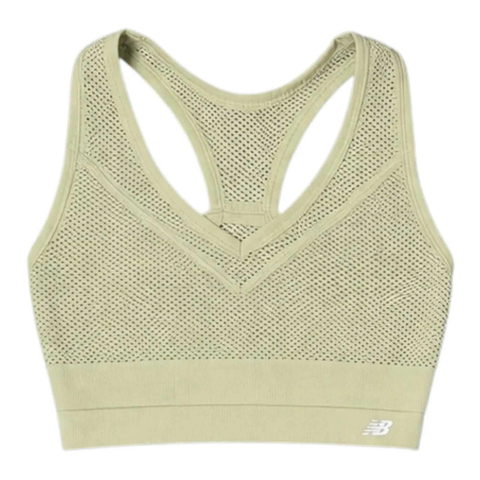 New Balance Seamless Mesh Racerback Sports Bra Size M New Balance