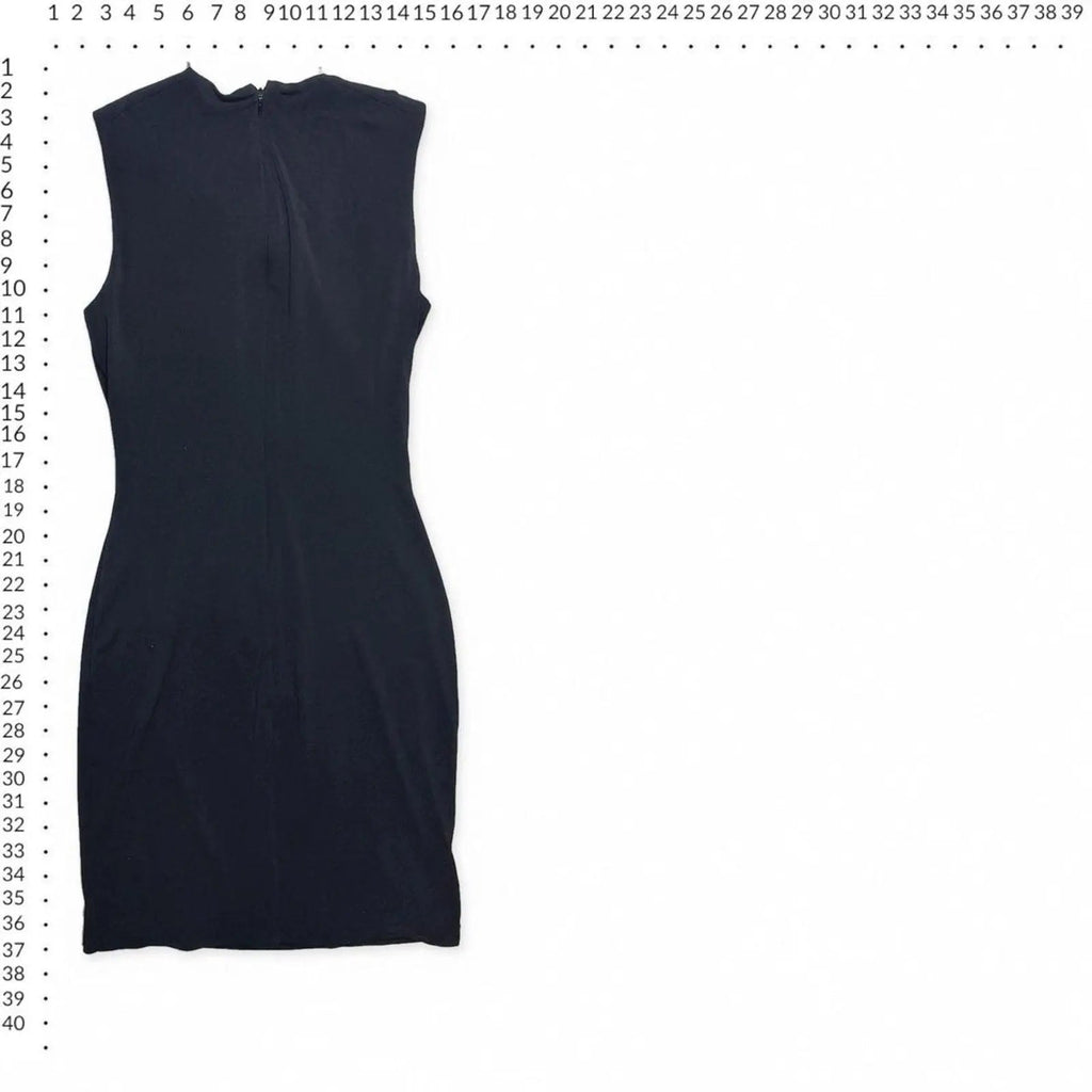 Calvin klein sleeveless black sheath Calvin Klein