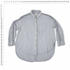 Vintage Havana Women's Gray Button Down Shirt Size M Vintage Havana