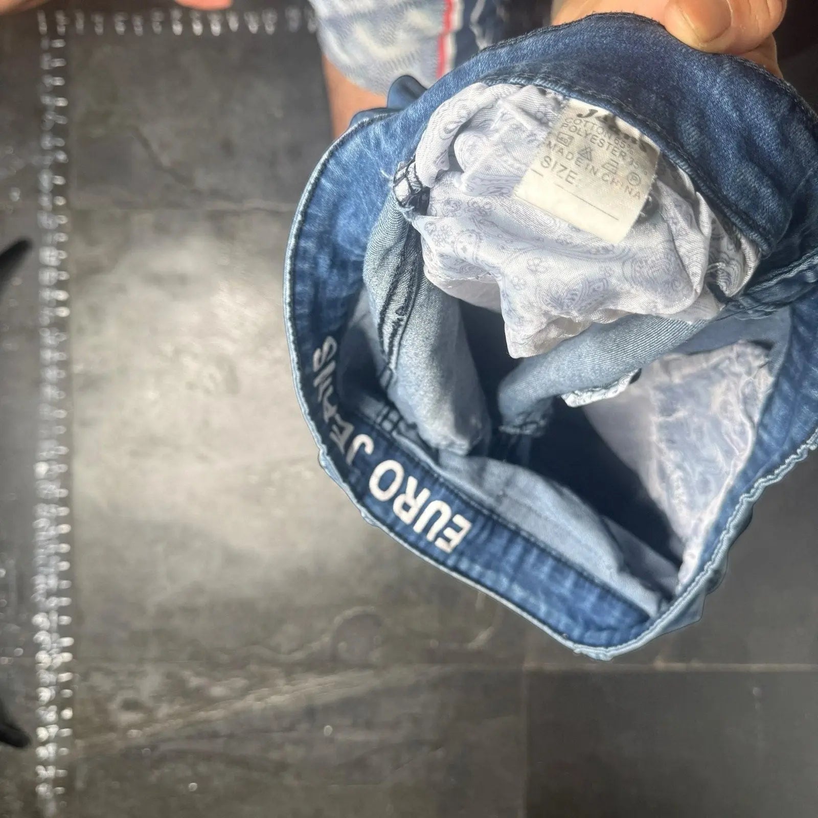 Forever Young Euro Jeans Moto Biker Denim Shorts Forever Young