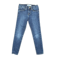 Zara Kids Girls Medium Wash Skinny Jeans with Adjustable Waist Zara Kids