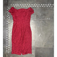 New York & Company Women's Red Lace - O.M.T.HRIFT