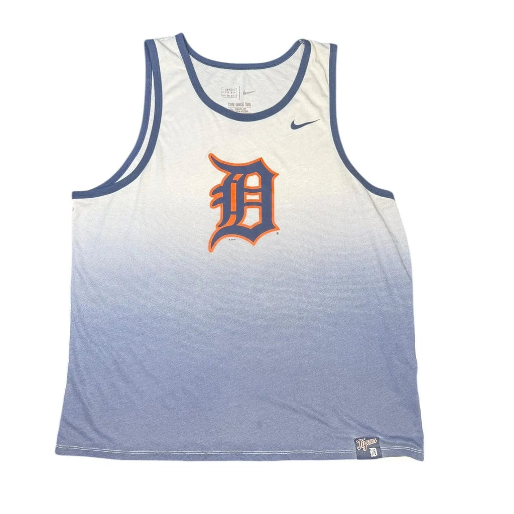 Nike Detroit Tigers MLB Men's Tri-Fade Graphic Tank Top giving blooms foundation