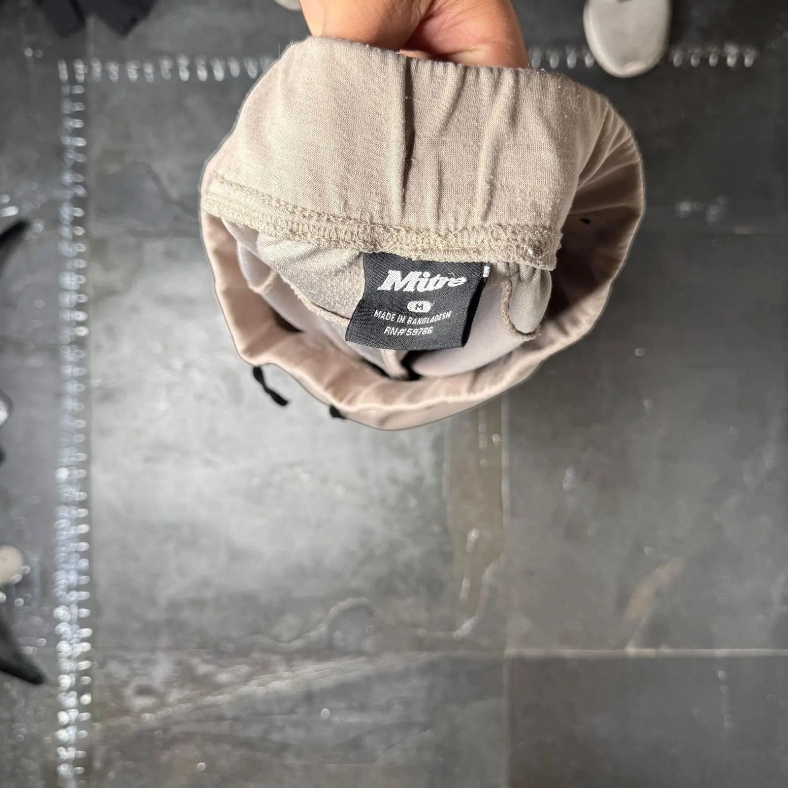 Mitre Men's Size M Jogger Sweatpants Tan Mitre