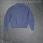 U.S. Polo Assn. Women's Cable Knit Crew Neck Sweater Navy Blue Large