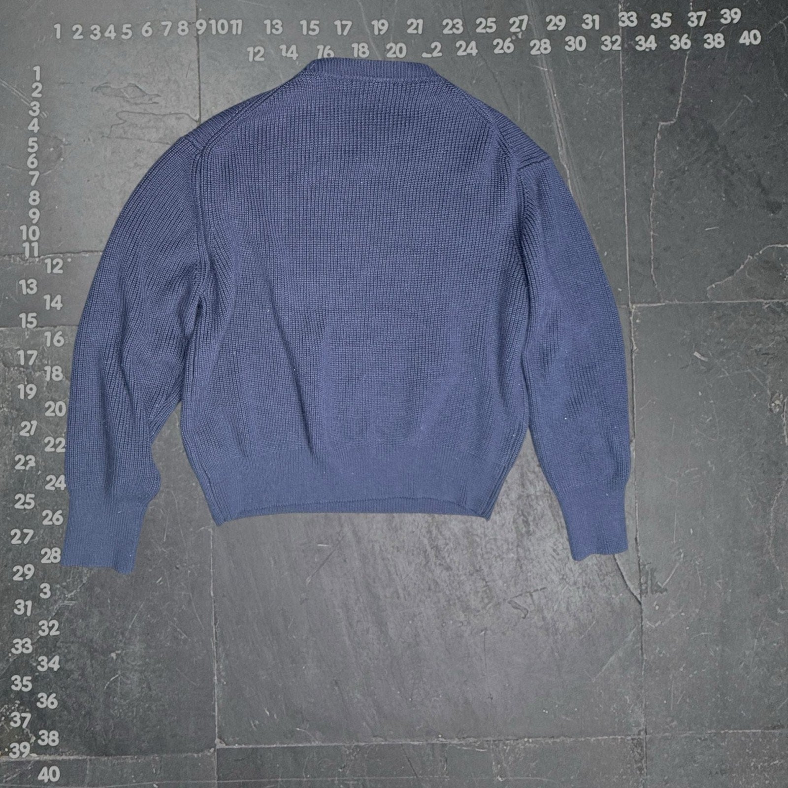 U.S. Polo Assn. Women's Cable Knit Crew Neck Sweater Navy Blue Large