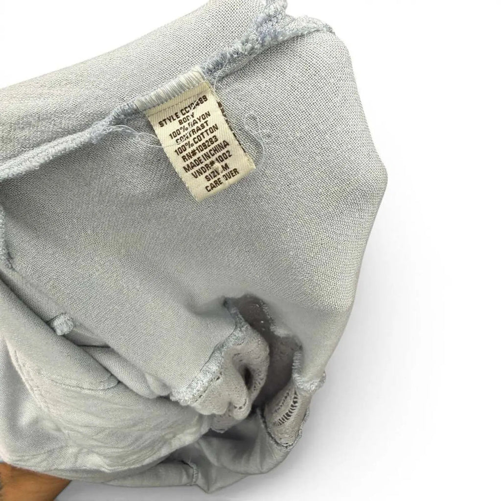 Vintage Havana Women's Gray Button Down Shirt Size M Vintage Havana