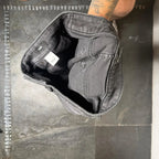 The Room Collective Men's Straight Leg Denim Jeans in charcoal grey wash. Durable denim with a classic five-pocket style.